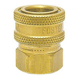 Foster Straight-Thru Brass Socket,1/4"FPT 25FS