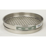 Advantech Sieve, #18, S/S, 8 In, Half Ht 18SS8H