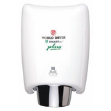 World Dryer Hand Dryer,Steel Cover,White,Automatic  K-974P2