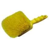 Tough Guy Scrub Brush,Straight,Poly,8-1/2",Yellow 807N37