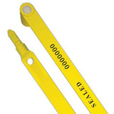 Universeal Strap Seals,Yellow,Plastic,PK50  UFR-TS YELLOW50