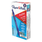 Paper Mate Ballpoint Pens,Textured,Plastic,PK12  2095462