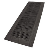 Notrax Interlock Drainage Runner,Blck,3ftx10ft. 620S0310BL