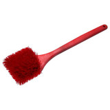 Tough Guy Scrub Brush,Straight,Poly,20",Red 807N42