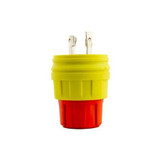 Ericson WT LckPlg,;30 A;Yellow,Elastmr,4Blds 2524-PW6P-AM