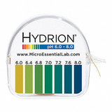 Hydrion pH Test Paper,15 ft L,6 to 8 pH,PK10 345