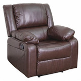 Flash Furniture Brown Leather Recliner BT-70597-1-BN-GG