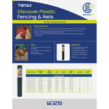 Tenax 4 Ft. x 25 Ft. Green High Density Polyethylene Poultry Fence 72120428 728897