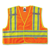 ergodyne® VEST,8245PSV ORANGE,4X/5X 23389