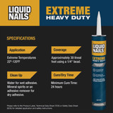 Liquid Nails 28 Oz. Extreme Heavy Duty Construction Adhesive LNP-907 780733