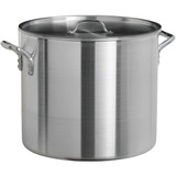 Fleur De Lis 80 Qt. Aluminum Stockpot, with 60 Qt. Strainer Basket WG-RPB1080 800325