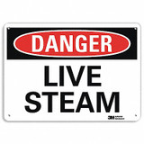 Lyle Danger Sign,10 in x 14 in,Aluminum U3-1756-RA_14X10