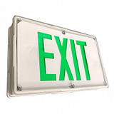 Chloride LED Exit Sign,Blk,13 57/64",4.7W  60MLA3RB