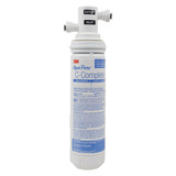 3m Water Filter System,0.5 micron,12 1/2" H 04-99534