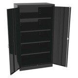 Tennsco Storage Cabinet,66"x36"x24",Black,4Shlv  6624DHBK