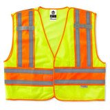 Ergodyne Lime Type P Class 2 Public Safety Vest, 8245PSV