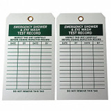Sim Supply Inspection Tag,7inHx4inW,Cardstock,PK100  20TH12