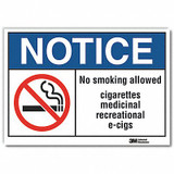 Lyle Notice Sign,10inx14in,Non-PVC Polymer LCU5-0025-ED_14x10