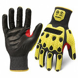 Ironclad Performance Wear Knit Work Glove,XS,Grey,HPPE,Tungsten,PR KCI9PU-01-XS