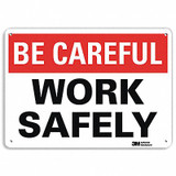 Lyle Safety Sign,10 inx14 in,Plastic U7-1058-NP_14X10