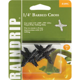 Raindrip 1/4 In. Tubing Barbed Cross Coupling (4-Pack) R399CT