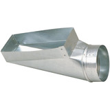 Imperial 30 Ga. 2-1/4 In. x 12 In. x 6 In. Galvanized End Boot GV0662-C