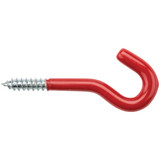 National 5/16 In. x 4-1/2 In. Red Vinyl Coated Screw Hook N188006