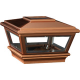 Deckorators Versacap 6 In. x 6 In. Copper Solar Post Cap 158391