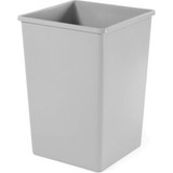 Rubbermaid Plastic Rigid Trash Can Liner For Rubbermaid Plaza Receptacle Gray