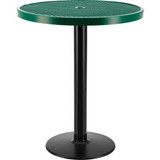 Global Industrial 36"" Round Outdoor Bar Height Table 42""H Green