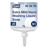 Tork® Premium Extra Mild Soap, Unscented, 1 L Refill, 6/Carton 400029