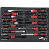 10 Piece SoftFinish X Heavy Duty Cushion Grip Screwdriver Tray Set 53180