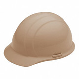 Erb Safety Hard Hat,Type 1, Class E,Ratchet,Beige 19464