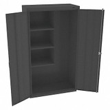 Tennsco Storage Cabinet,64"x36"x18",Black,3Shlv JAN6618DHBK