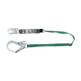 Msa Safety Shock-Absorbing Lanyard,Gray 10190398