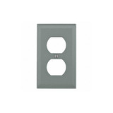 Hubbell Wiring Device-Kellems Single Receptacle Cover,Ivory  HBL3043BEIV