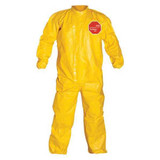 Dupont Coveralls,XL,Ylw,Tychem 2000,PK4 QC125TYLXL000400