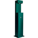 Global Industrial Outdoor Pedestal Bottle Filling Station w/ Filter Green