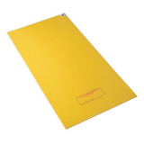 Condor Tacky Mat,Yellow,18 x 45 In,PK4 6GPZ2