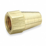 Parker Long Nut,45 deg,Brass,Tube,3/4 In.,PK10 41FL-12