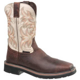 Justin Original Workboots Western Boot,D,8,Brown,PR SE4684