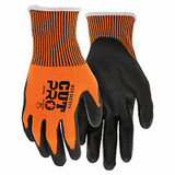 Mcr Safety Coated Gloves,Finished,Knit,XS/6,PR 92724XS