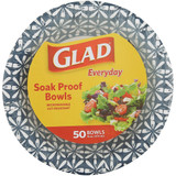 Glad Everyday 16 Oz. Paper Bowls (50-Count) BBP15073