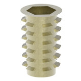 Sim Supply Threaded Insert for Soft Wood, PK 25 901050-25