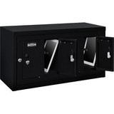 Global Industrial 1-Tier 4 Door Locker w/ Key Lock 28-1/2""Wx11-1/4""Dx15-5/8""H