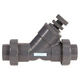 Hayward Flow Control Spring Y Check Valve,8.9688 in Overall L SLC10100SU