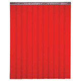 Tmi Welding Strip Curtain,7 ft H,7 ft W, Red 999-00542