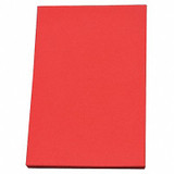 Sim Supply Polyethylene Sheet,L 8 ft,Red  1001329R