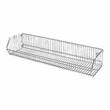 Sim Supply Stacking Basket,20inx9inX48in,Silver  45VY17