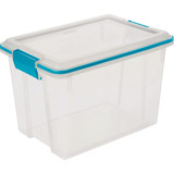 Sterilite 20 Qt. Blue Aquarium Gasket Box 19324306